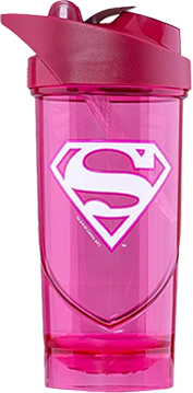 Shaker Bottle - Superman (Pink)