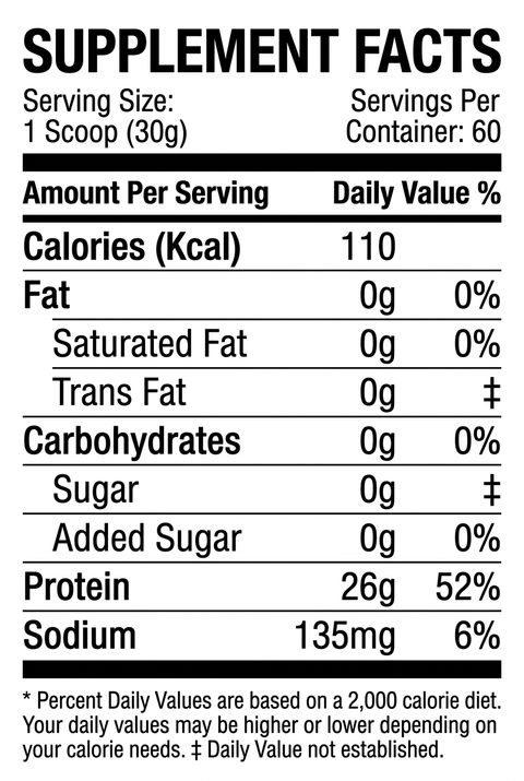 Red Rex Beef Protein Isolate