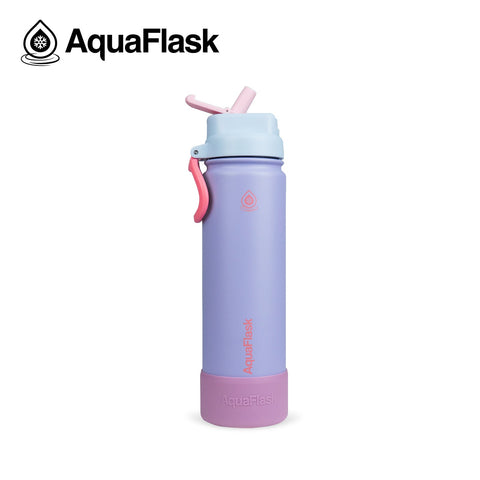 AquaFlask ColorWave Flip Sip Water Bottle-22oz