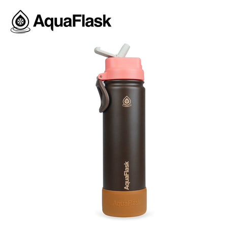 AquaFlask ColorWave Flip Sip Water Bottle-22oz