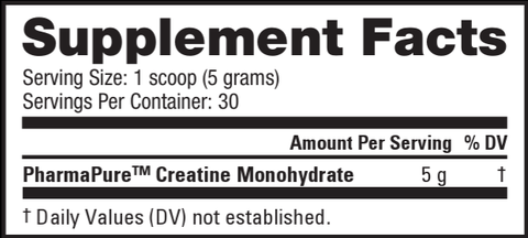 NutraBio Creatine Monohydrate