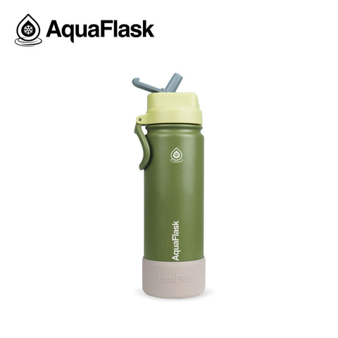 AquaFlask ColorWave Flip Sip Water Bottle-18oz