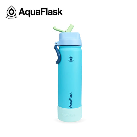 AquaFlask ColorWave Flip Sip Water Bottle-22oz