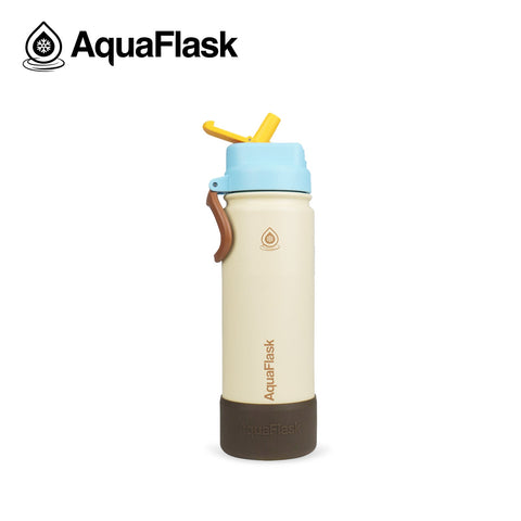 AquaFlask ColorWave Flip Sip Water Bottle-18oz