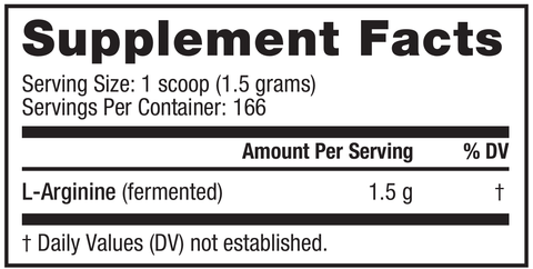NutraBio L-Arginine