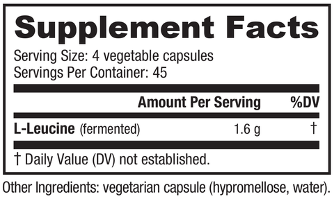 NutraBio L-Leucine