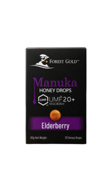 Forest Gold Manuka Honey Drops – Elderberry